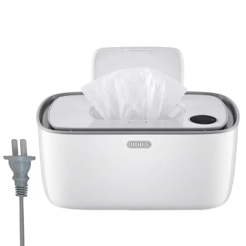 Baby Wipe Warmer with LED Display – Temperature-Controlled Heating Box