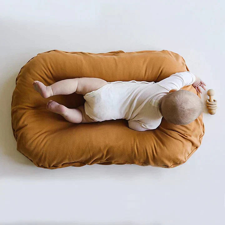 Cushioned Baby Nest – Portable Infant Resting Pod with Removable Washable Cover