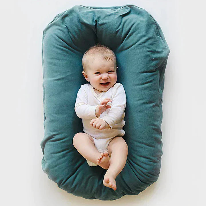Cushioned Baby Nest – Portable Infant Resting Pod with Removable Washable Cover