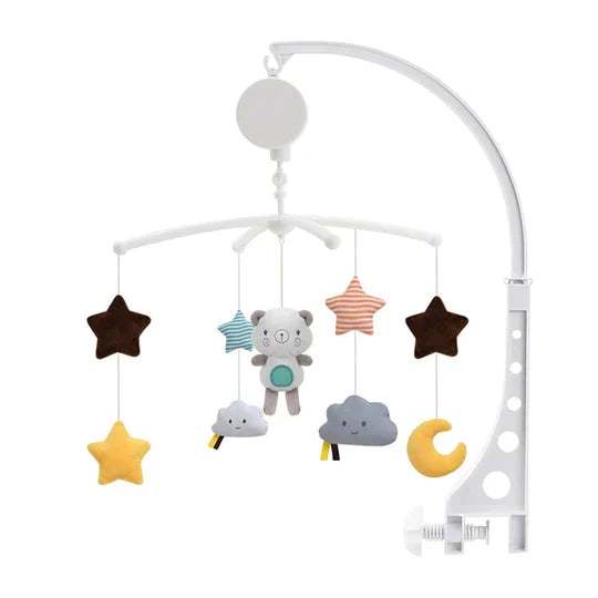 Musical Cot Mobile – Adjustable Bracket with Rotating Toys and Soothing Melodies