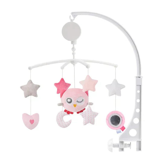 Musical Cot Mobile – Adjustable Bracket with Rotating Toys and Soothing Melodies
