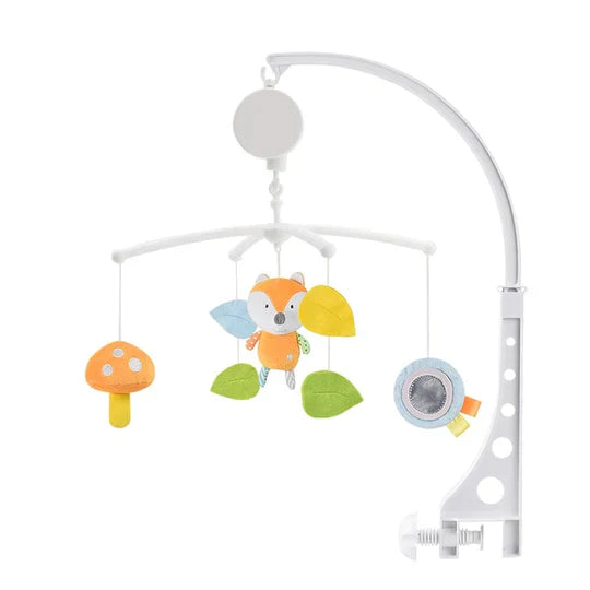 Musical Cot Mobile – Adjustable Bracket with Rotating Toys and Soothing Melodies