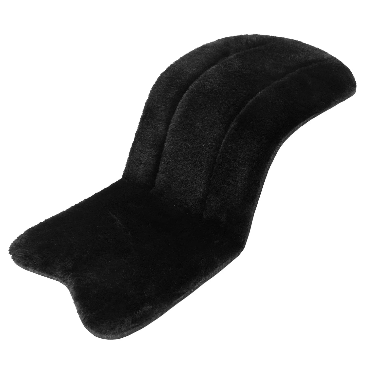 Baby Pushchair Cushion – Cotton Seat Mat with Faux Fur, Universal Fit
