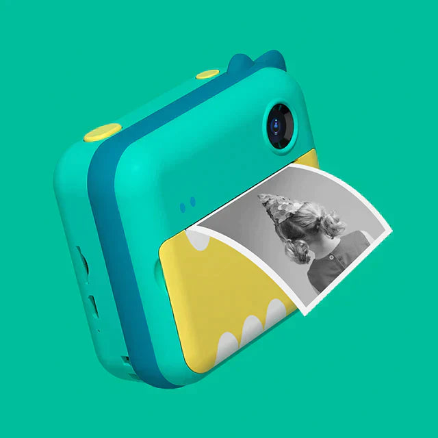 Children’s Instant Print Camera – 1080p Dual Lens with Black & White Printing