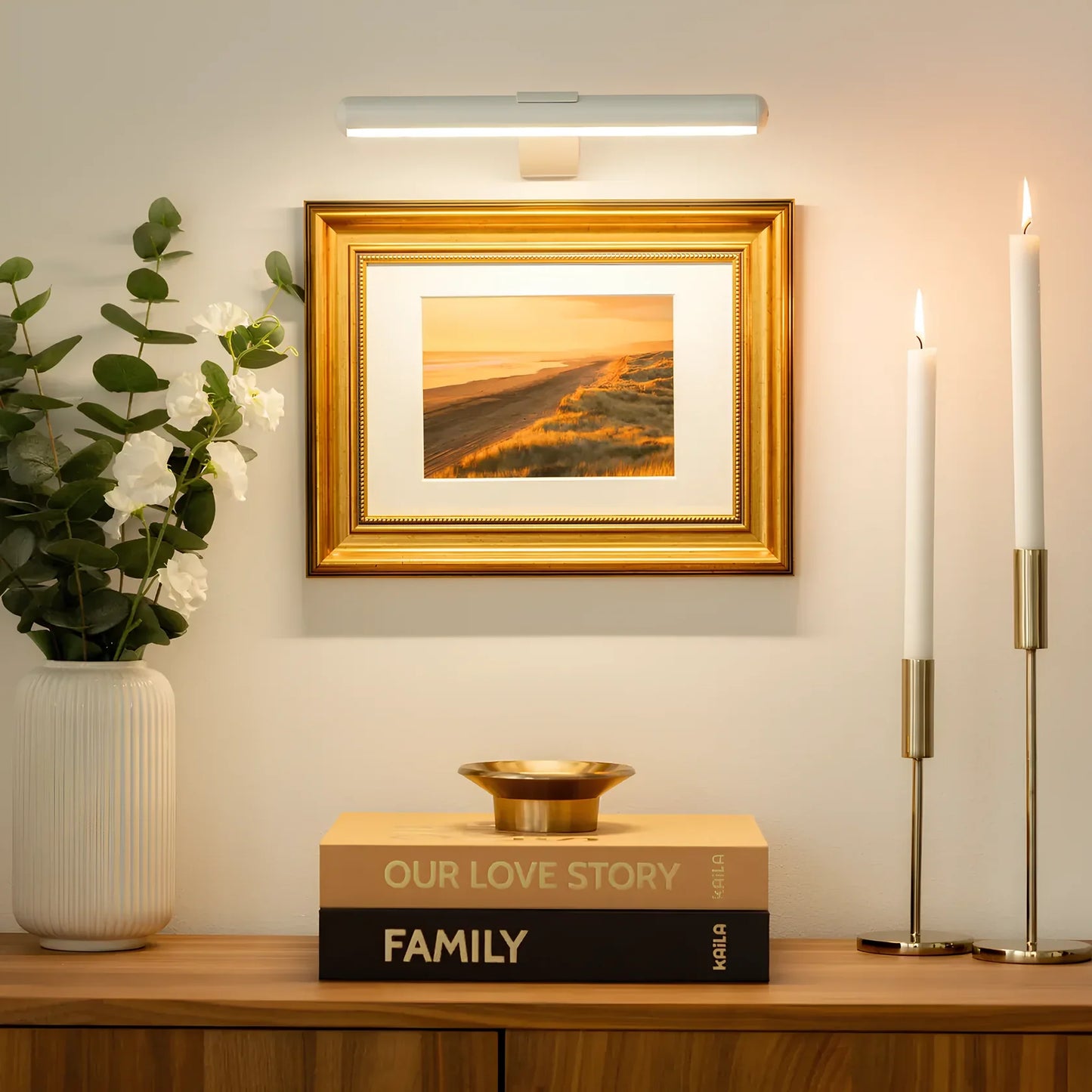 ArtGlow Wireless LED Picture Light with Remote Dimming
