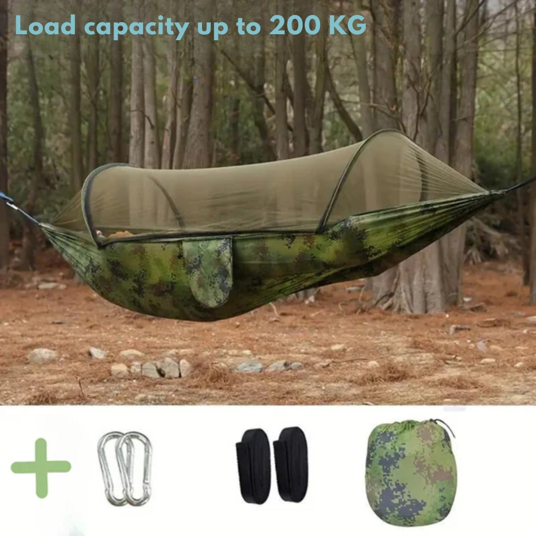 Camping Hammock with Mosquito Net Lightweight Double Outdoor Hammock
