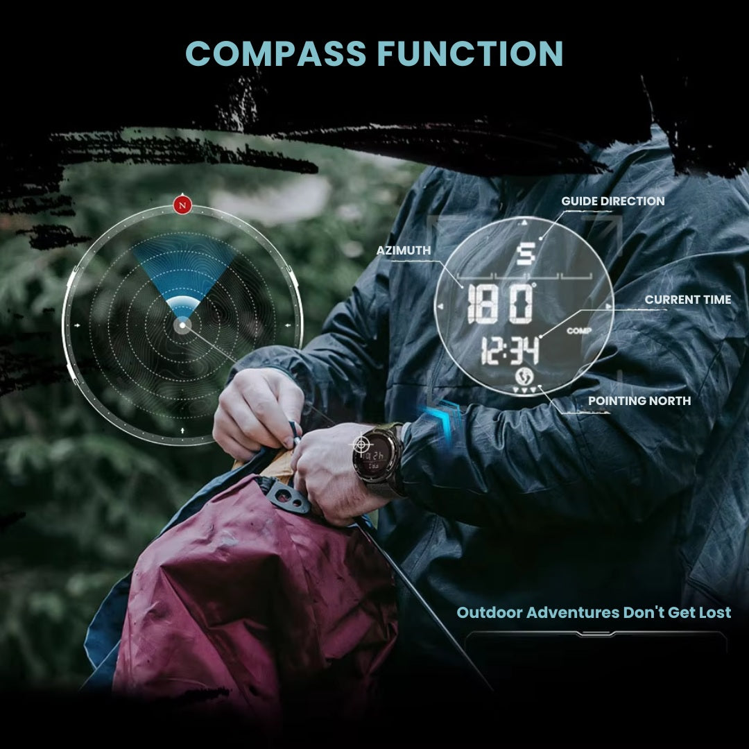 Carbon Fiber Outdoor Watch Lightweight Durable Sports Watch