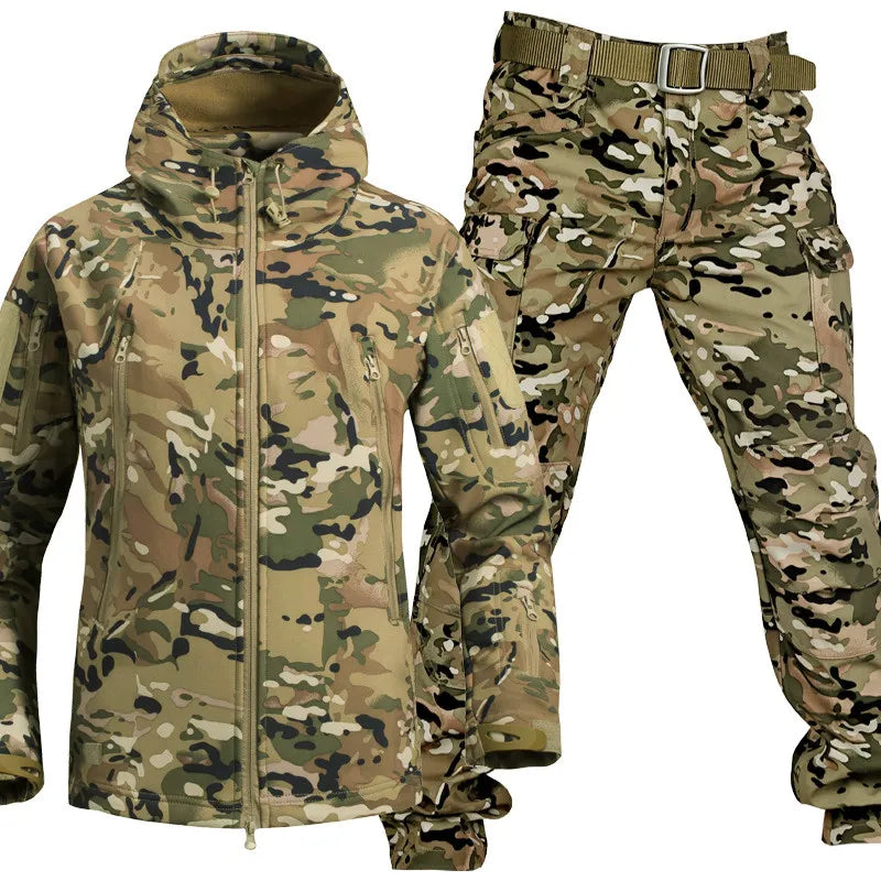 MaxShield Waterproof Outdoor Set with Fleece Lining and Multiple Pockets