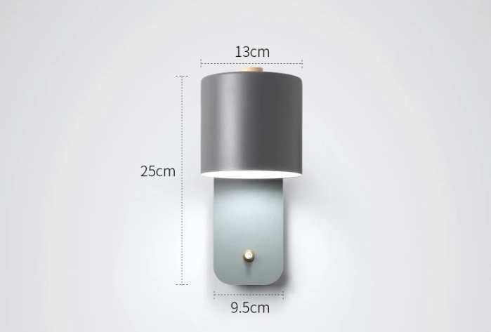 Modern LED Wall Light with Switch Indoor Sconce