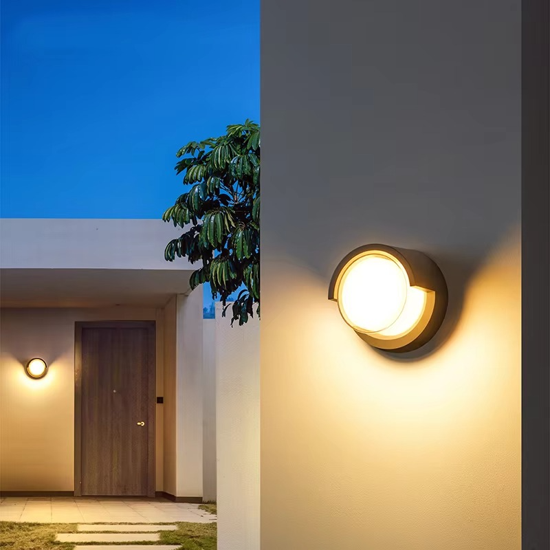 Modern Outdoor LED Wall Light with Motion Sensor Waterproof IP65