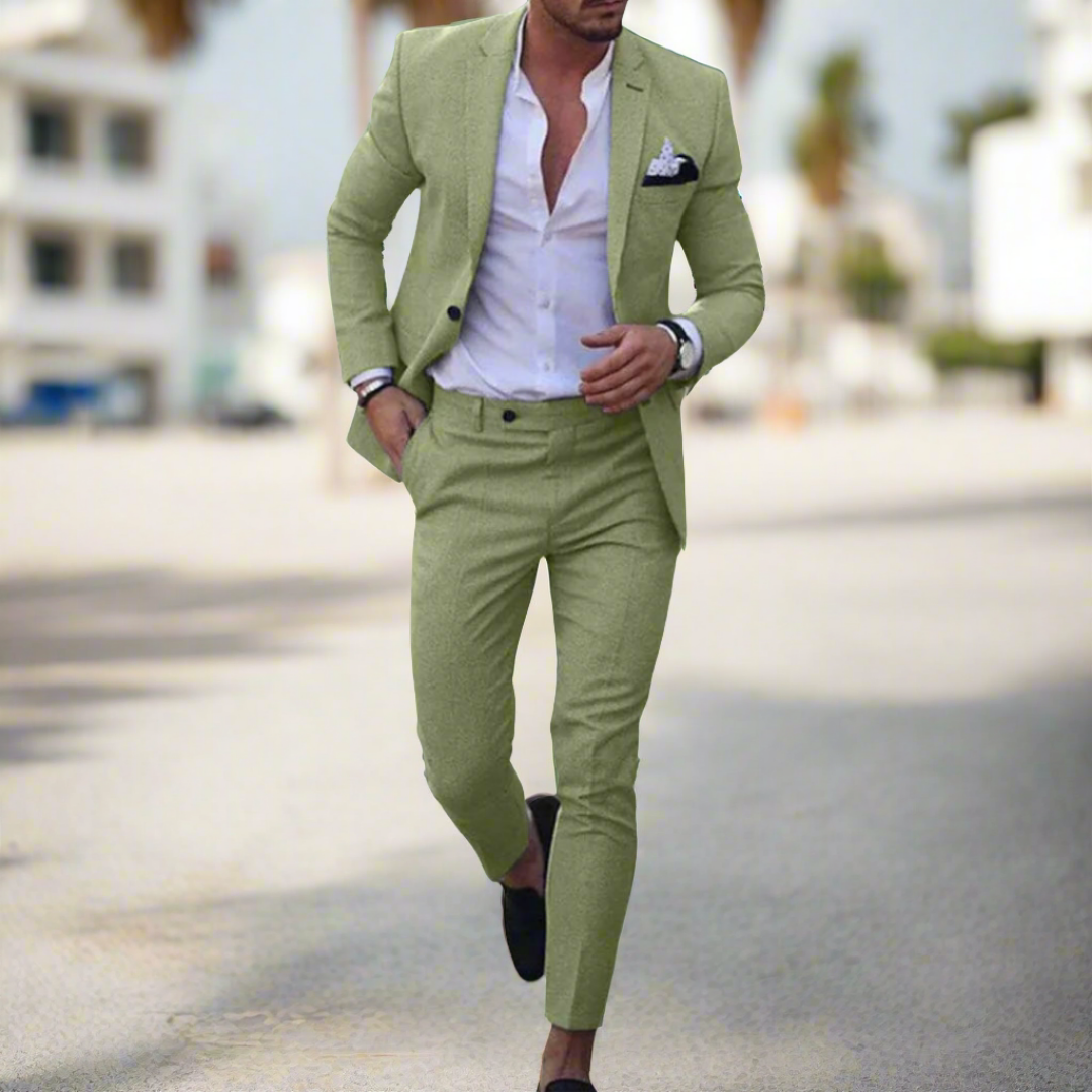 Thorne Modern Tailored Suit Elegant Formal Jacket and Trousers Set