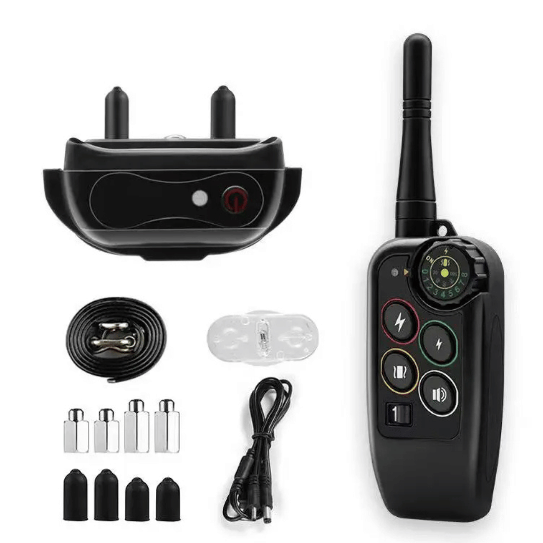 1000m Waterproof Dog Training Collar with Remote, Beep, Vibration and Stimulation Modes