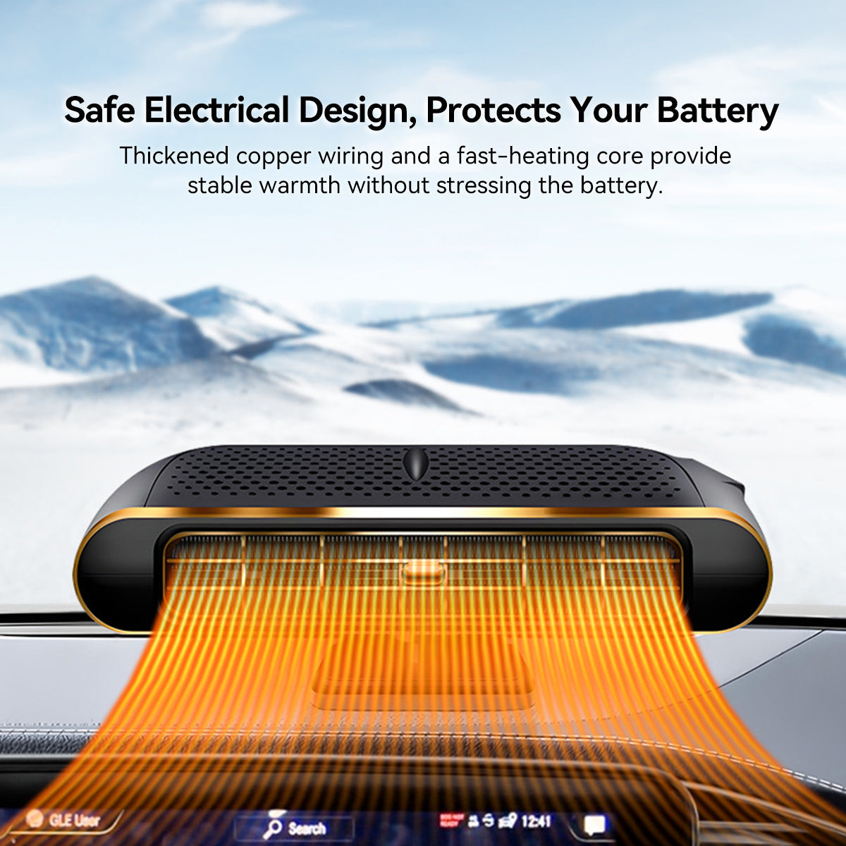 12V Portable Car Heater and Windshield Defroster