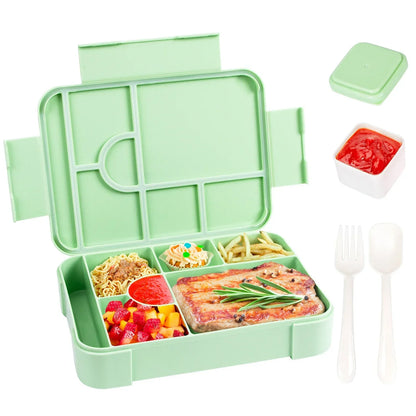 1330ml Large Compartment Bento Lunch Box with Cutlery