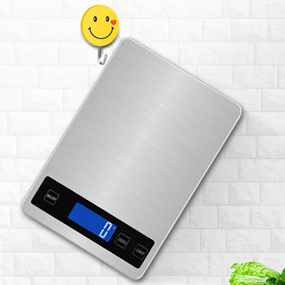 15kg Rechargeable Digital Food Scale with 1g Precision
