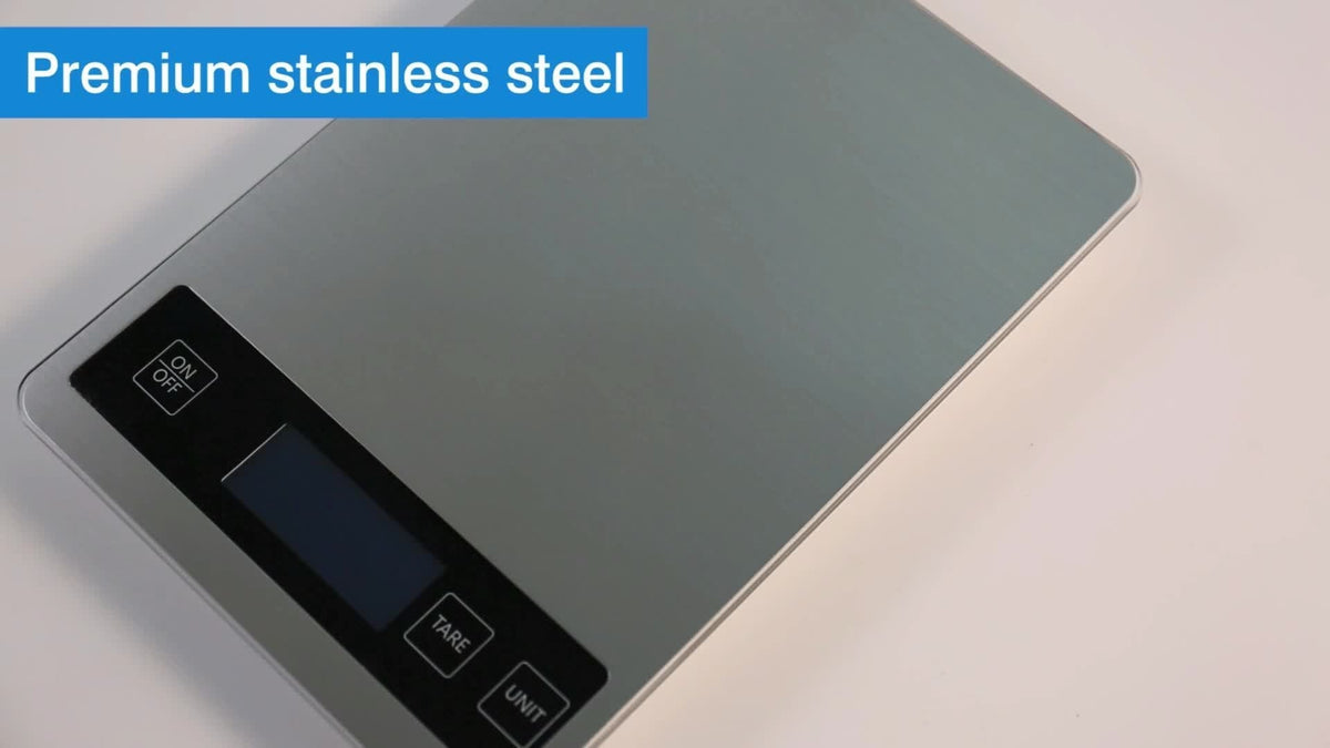 15kg Rechargeable Digital Food Scale with 1g Precision