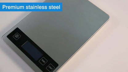 15kg Rechargeable Digital Food Scale with 1g Precision
