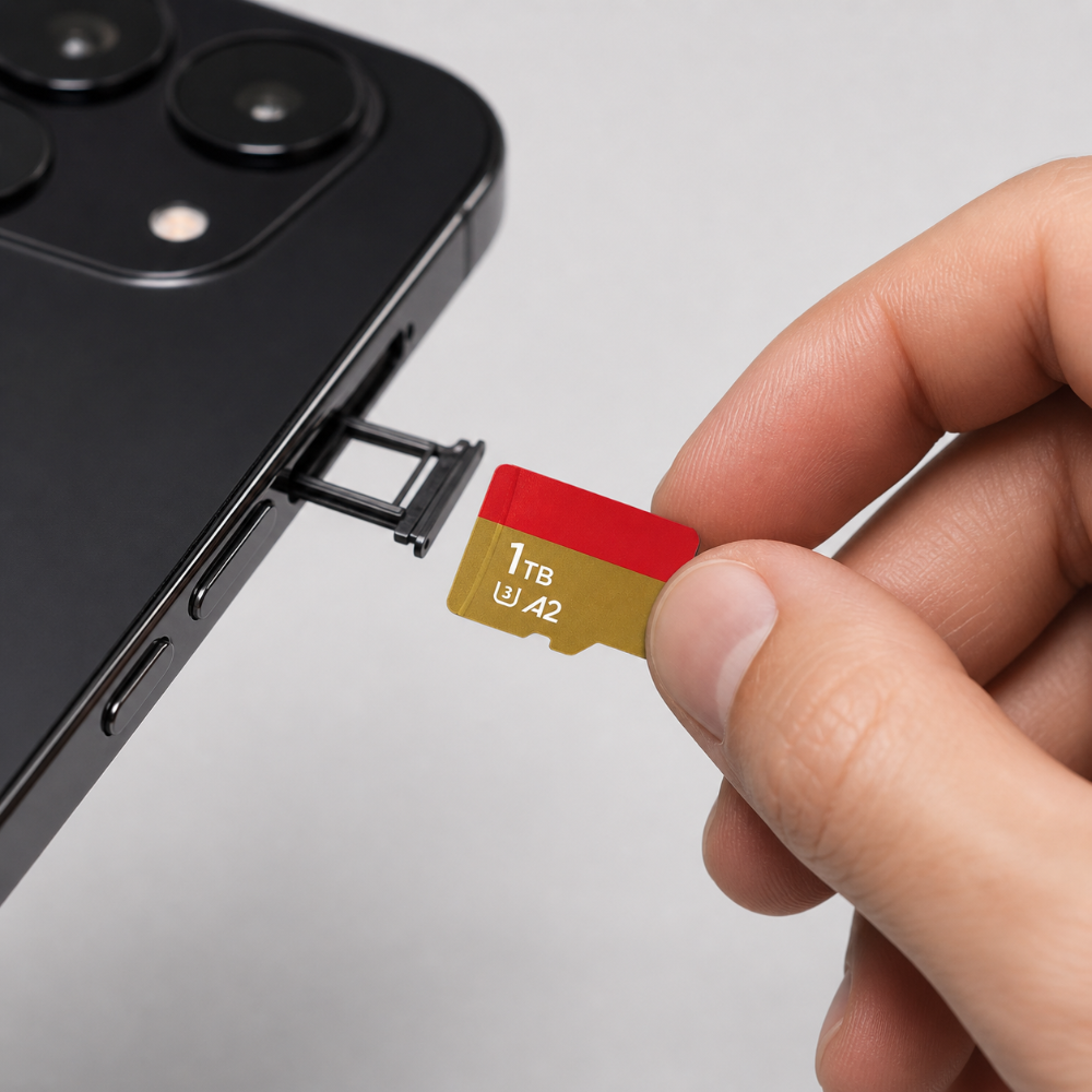 1TB High Speed Micro SD Memory Card with SD Adapter
