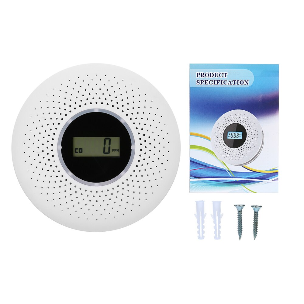 2-in-1 Smoke and Carbon Monoxide Detector with 85 dB Alarm