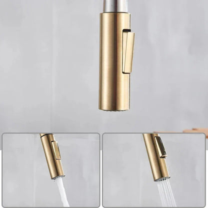 360° Rotation Kitchen Faucet with Ergonomic Lever and Modern Finish