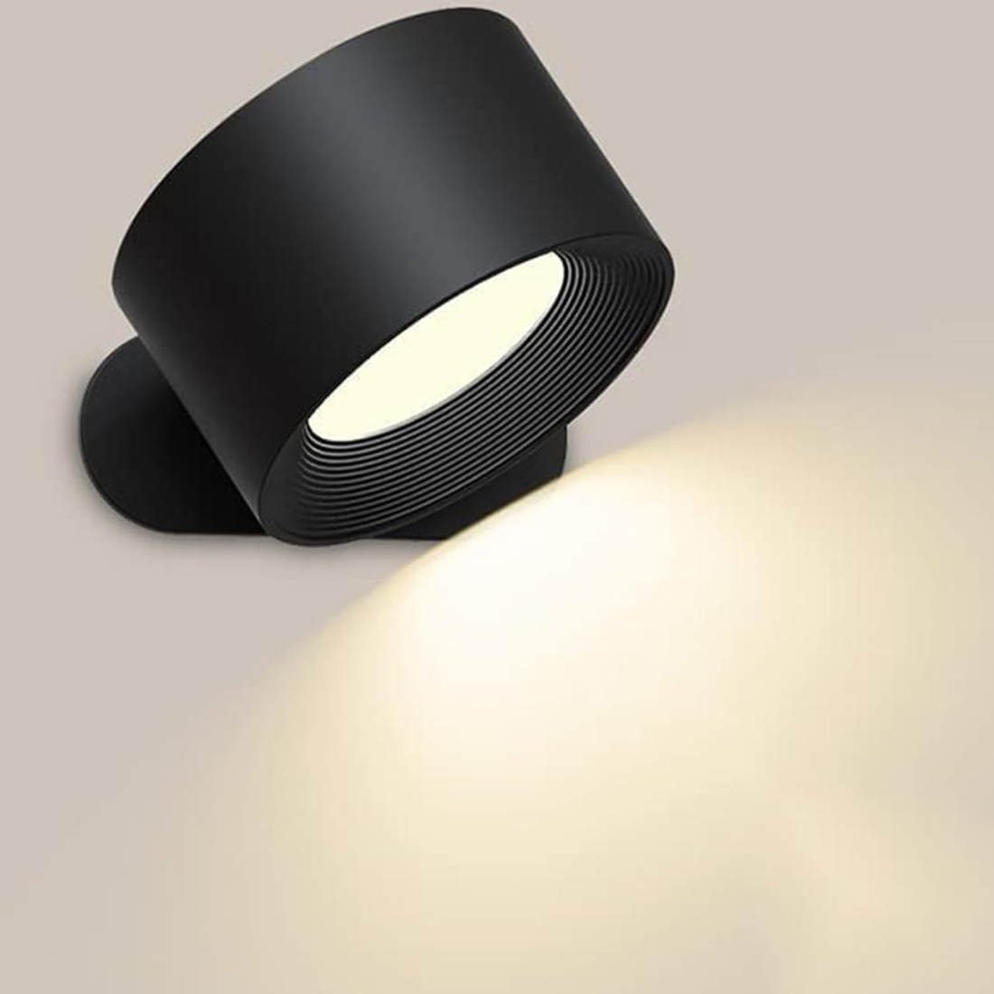 360° Wireless Wall Lamp with USB Charging and Touch Brightness Control