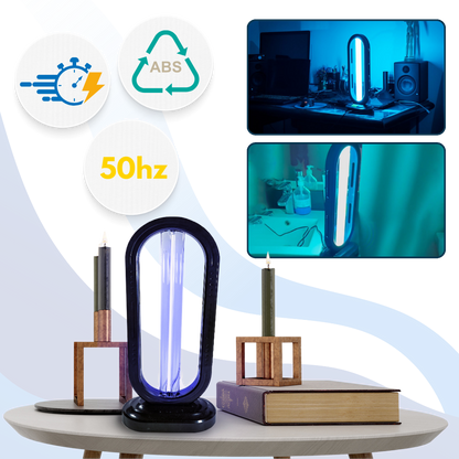 38W UV-C Disinfectant Bulb with 3-Mode Timer & Remote Control