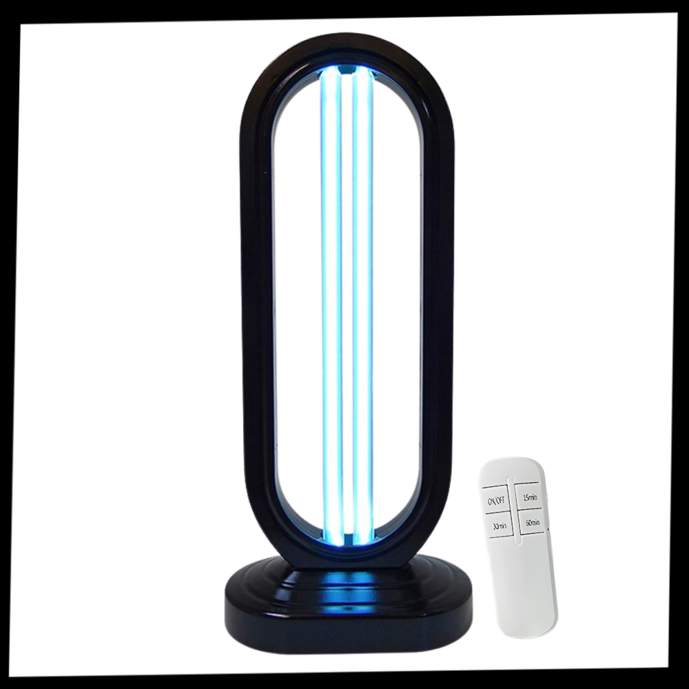 38W UV-C Disinfectant Bulb with 3-Mode Timer & Remote Control