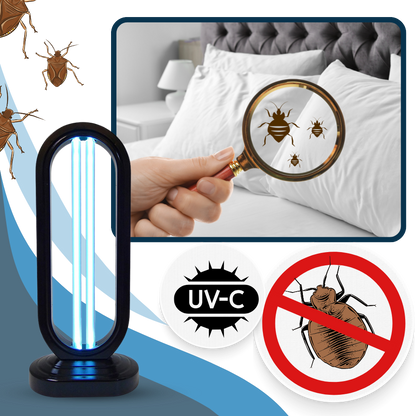 38W UV-C Disinfectant Bulb with 3-Mode Timer & Remote Control