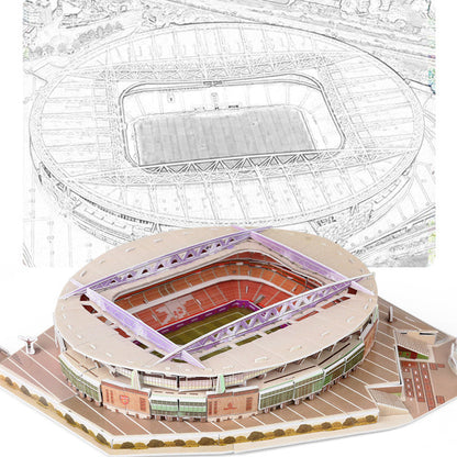 3D Football Stadium Puzzle Model for Teens and Adults