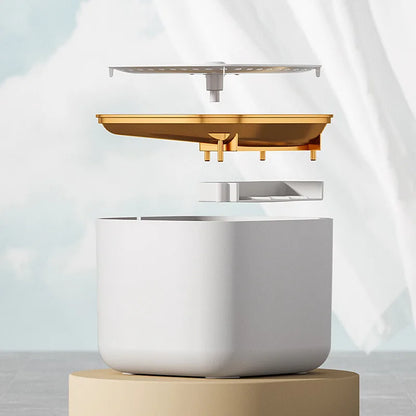 3L Pet Water Fountain with Quiet Pump and Filtered Water Flow