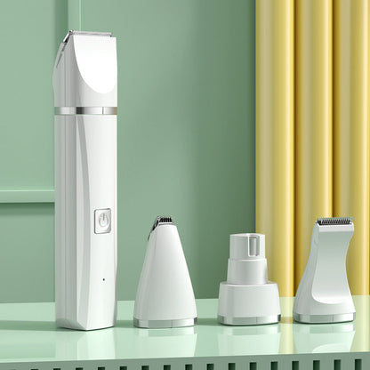 4-in-1 Pet Grooming Clipper with Quiet Motor and Nail Grinder