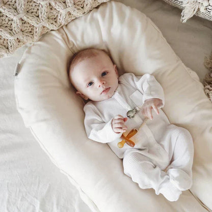 Cushioned Baby Nest – Portable Infant Resting Pod with Removable Washable Cover
