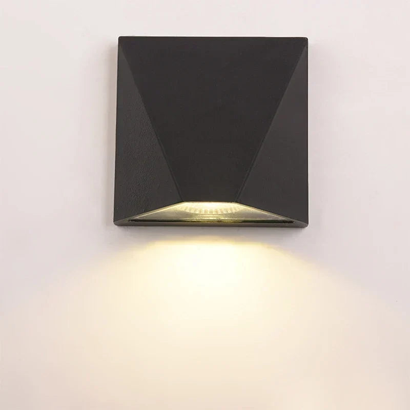 5W Black Aluminium COB LED Wall Light