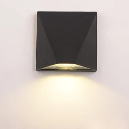 5W Black Aluminium COB LED Wall Light