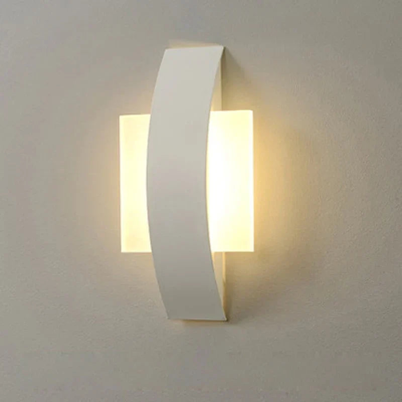 Acrylic Globe LED Wall Light with Iron Frame