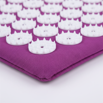 Acupressure Therapy Mat Set with Neck Support Cushion and Spike Discs