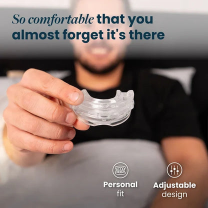 Adjustable Anti-Snoring Mouthpiece with Soft Silicone Comfort Design