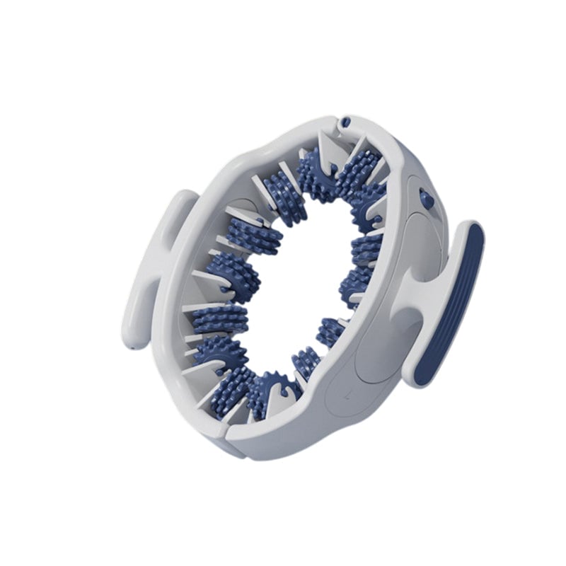 Adjustable Body Massage Roller with 360° Massage Rings and Removable Handle
