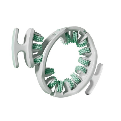 Adjustable Body Massage Roller with 360° Massage Rings and Removable Handle