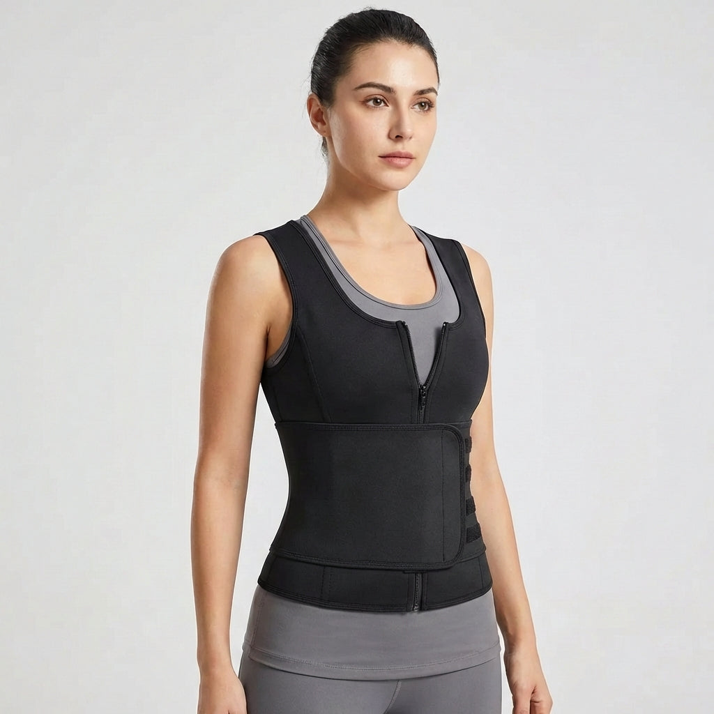 Adjustable Clavicle Posture Brace with Upper Back Waist Support and Breathable Neoprene