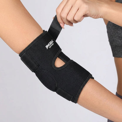 Adjustable Elbow Compression Brace with Mercerised Fabric