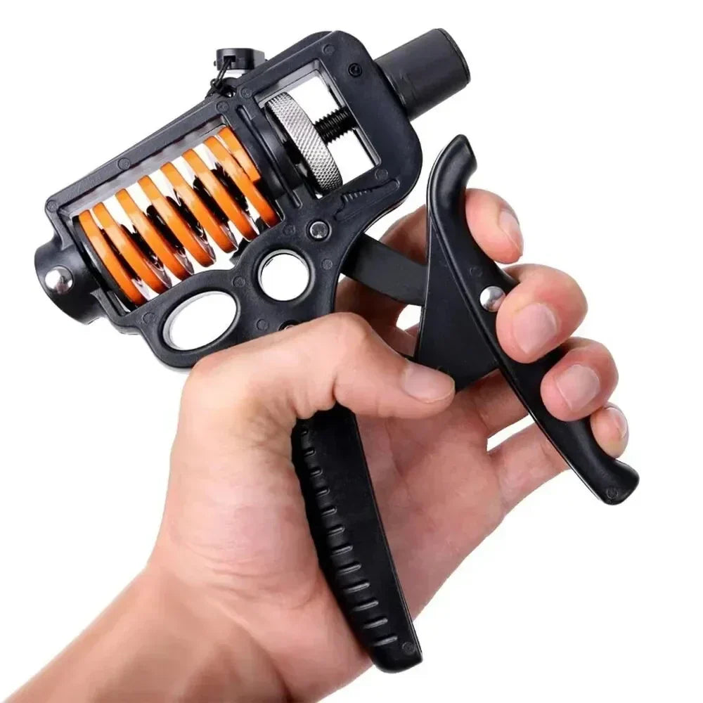 Adjustable Hand Grip Strengthener with Finger Expander for Forearm Training