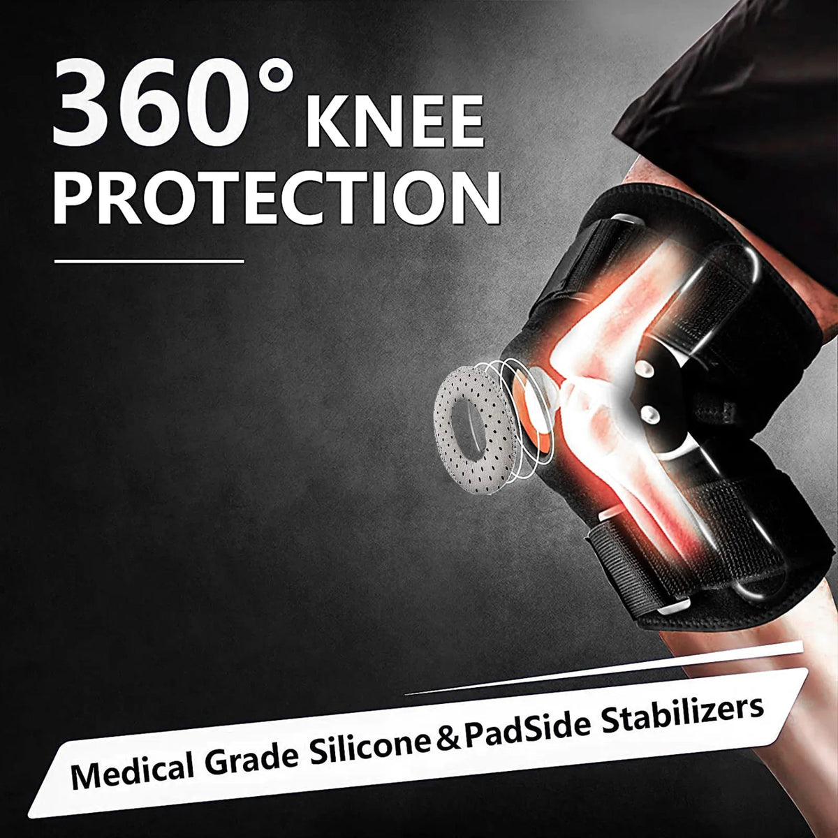 Adjustable Hinged Knee Brace with Breathable Neoprene Support