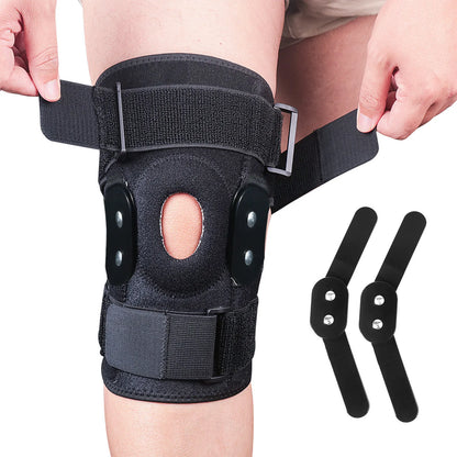 Adjustable Hinged Knee Brace with Breathable Neoprene Support