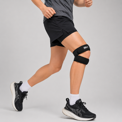 Adjustable Patellar Support Strap with Hook and Loop Closure