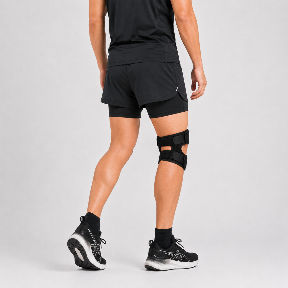 Adjustable Patellar Support Strap with Hook and Loop Closure