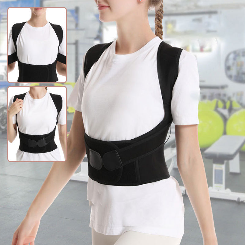 Adjustable Posture Support Brace with Breathable Lightweight Design