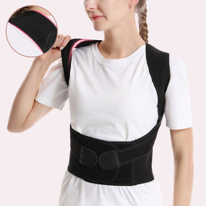 Adjustable Posture Support Brace with Breathable Lightweight Design