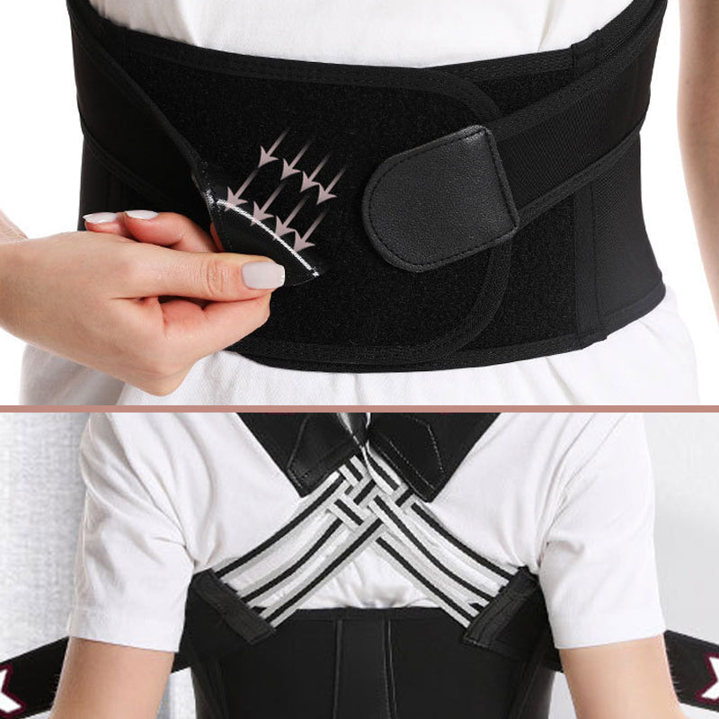 Adjustable Posture Support Brace with Breathable Lightweight Design