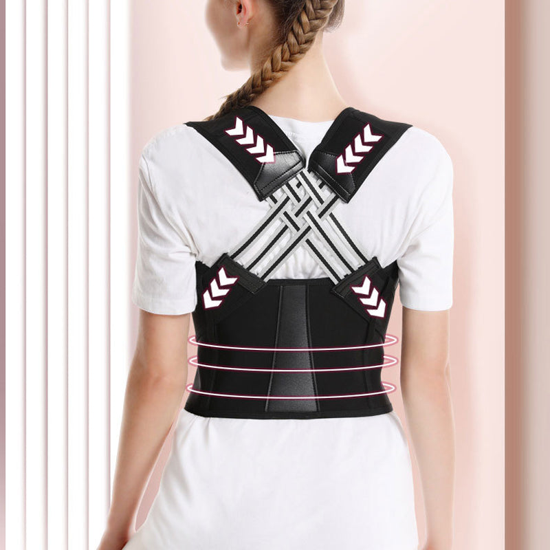Adjustable Posture Support Brace with Breathable Lightweight Design